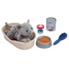 Ecoiffier Knuffel Kat met Kattenmand Speelset, 9dlg.