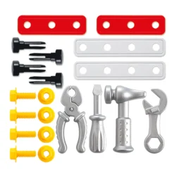 Ecoiffier Mecanics Steekwagen met Gereedschapskist