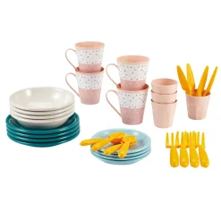 Ecoiffier Picknick Speelset met Kartonnen Picknickmand, 32dlg.