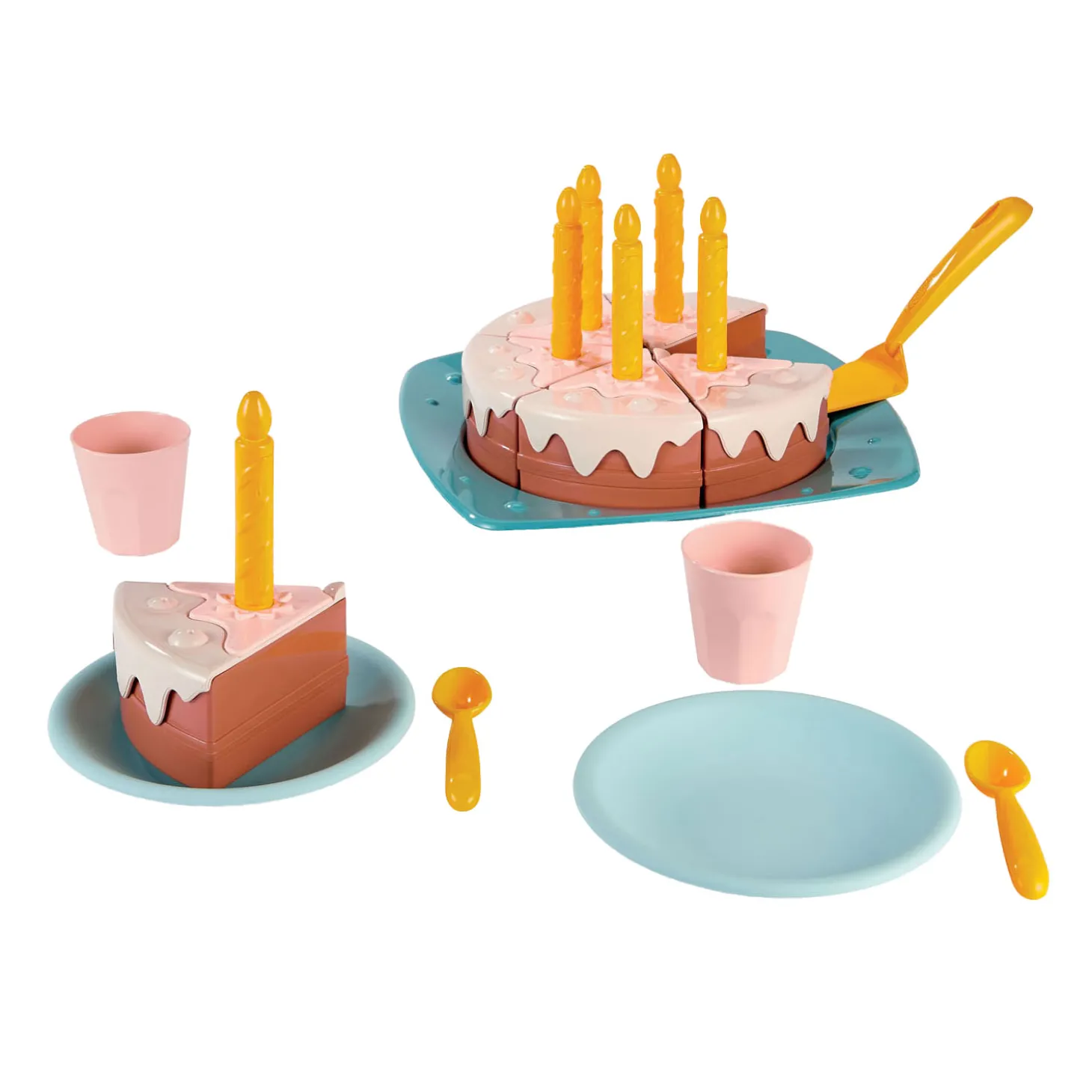 Ecoiffier Speeleten Verjaardagstaart Speelset, 20dlg.