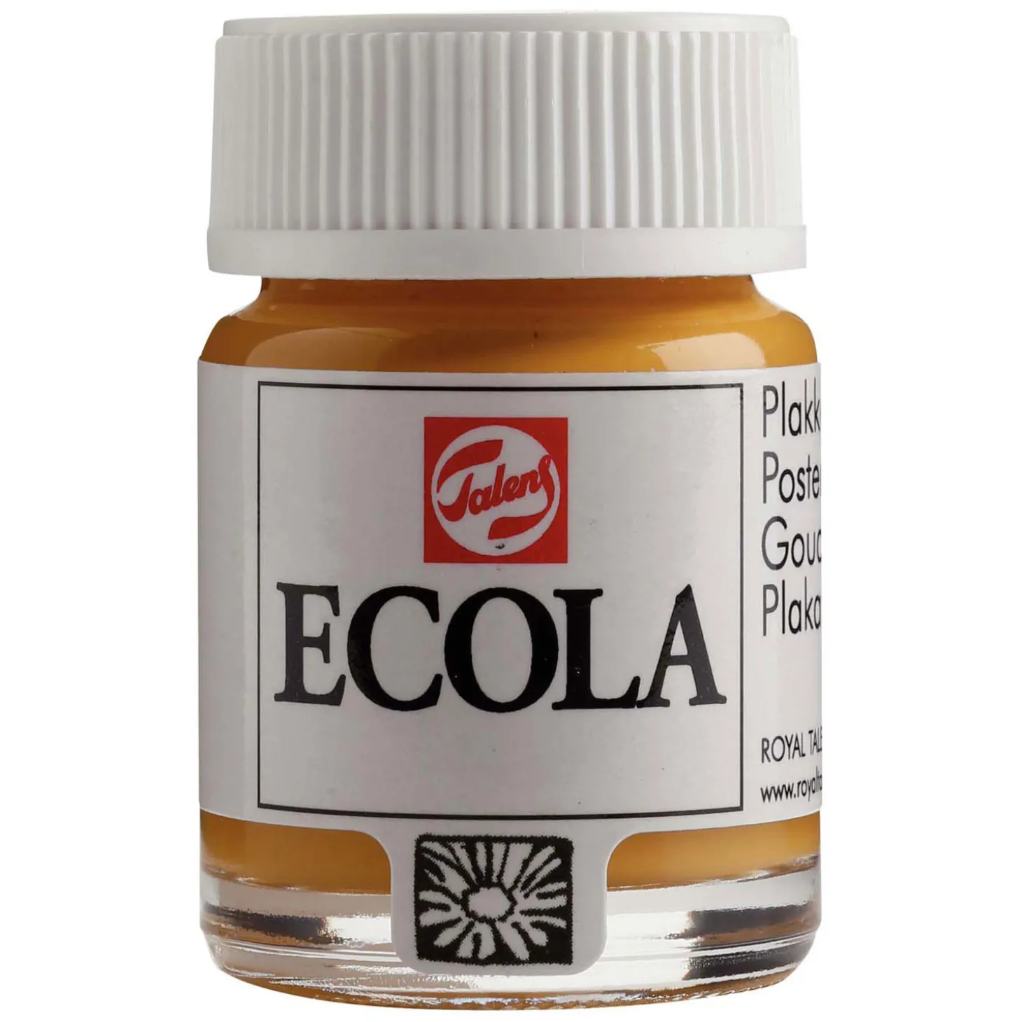Ecola Plakkaatverf Fles 16ml Gele Oker 227