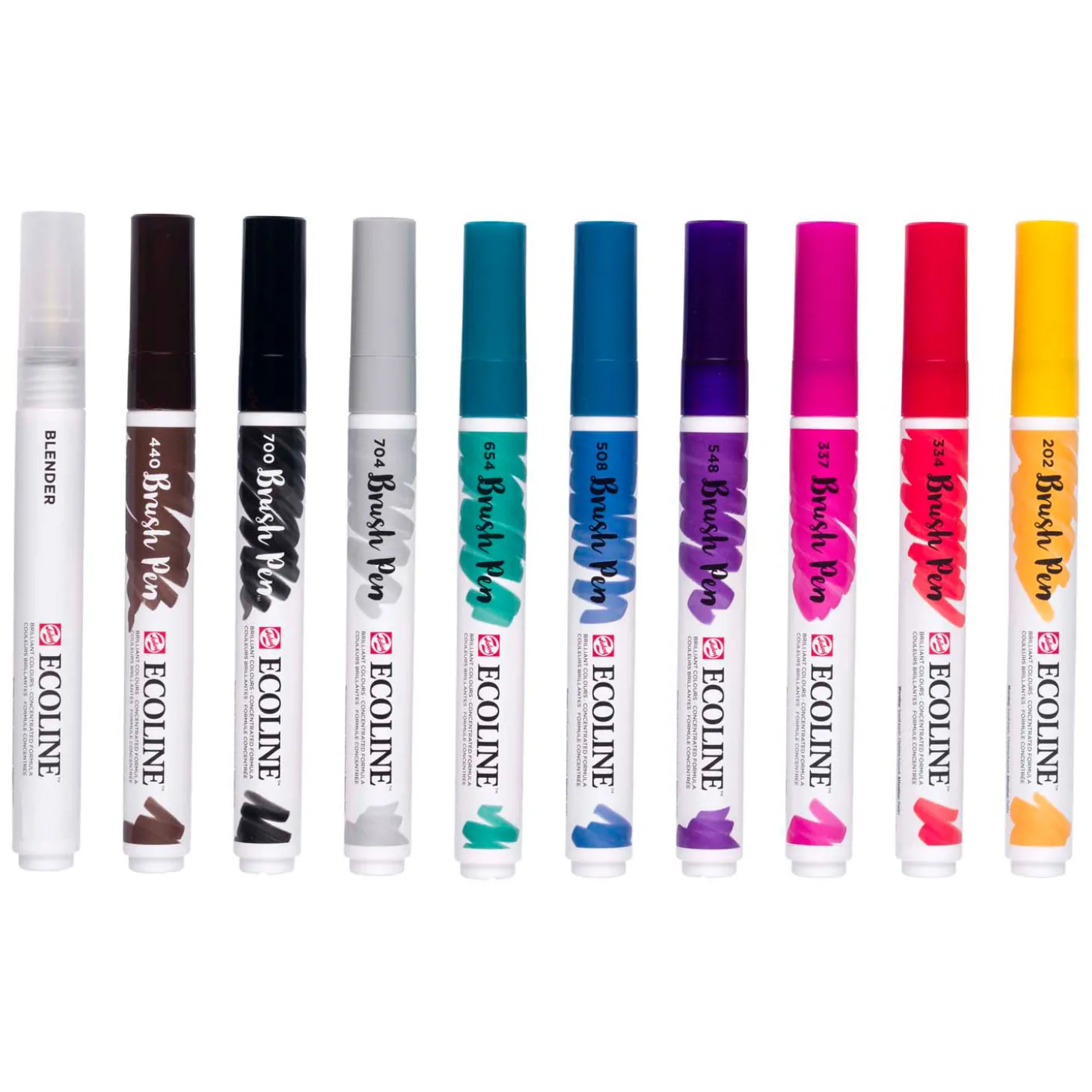 Ecoline Brush Pen set Galaxy, 10 Kleuren