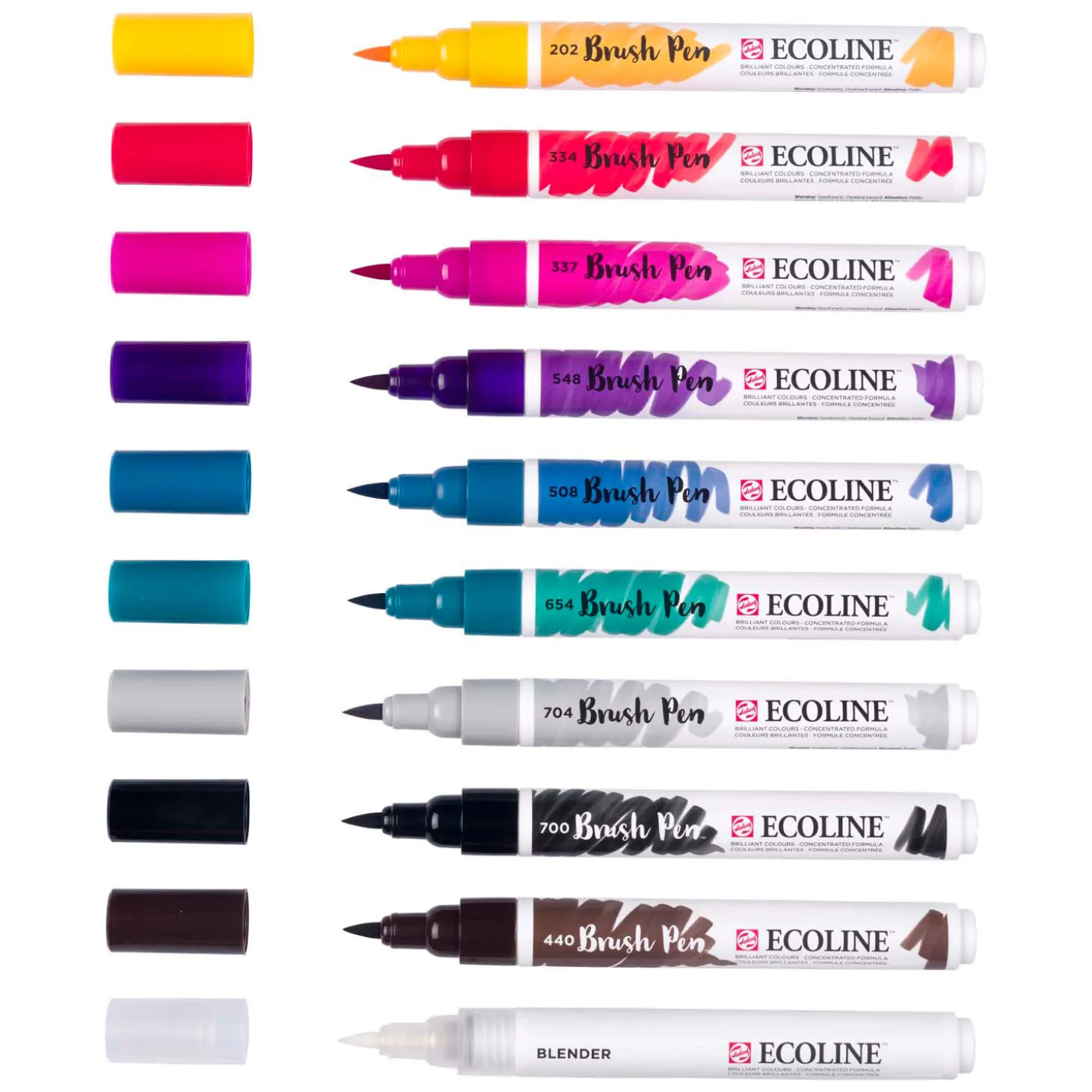 Ecoline Brush Pen set Galaxy, 10 Kleuren