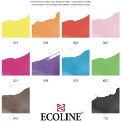 Ecoline Brush Pen Set Helder, 10 Kleuren