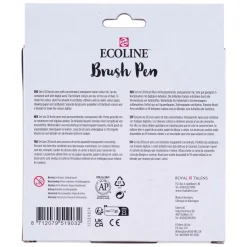 Ecoline Brush Pen Set Landschappen, 20 Kleuren