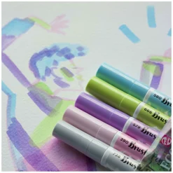 Ecoline Brush Pen set Pastel, 5 Kleuren