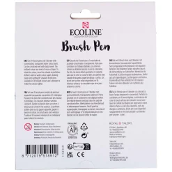 Ecoline Brush Pen Set Pastel, 10 Kleuren
