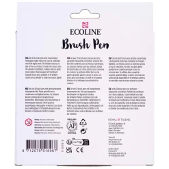 Ecoline Brush Pen set Portret, 10 Kleuren