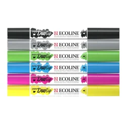 Ecoline Duotip Markers Basisset, 6dlg.