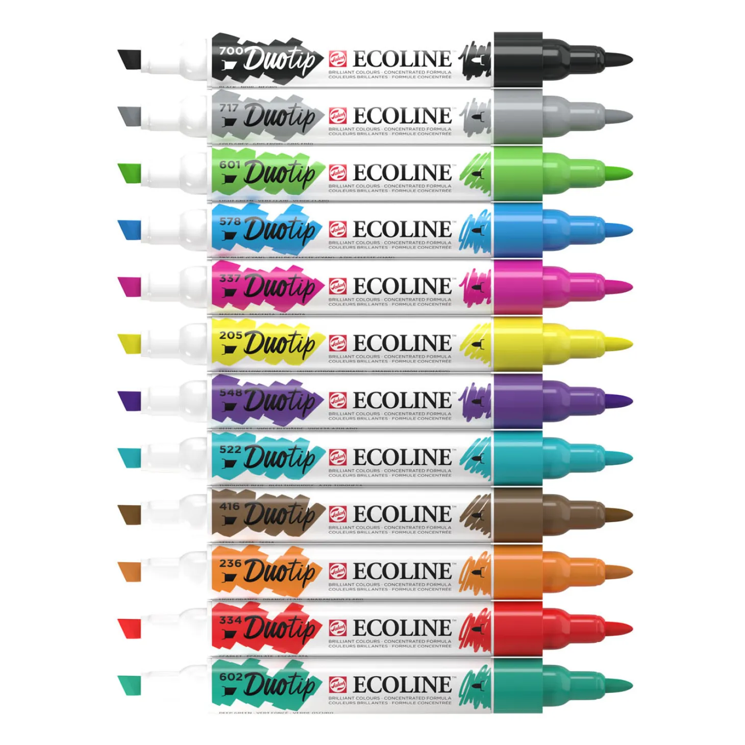 Ecoline Duotip Markers Basisset, 12dlg.