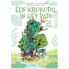 Een krokodil in het bad!