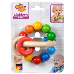 Eichhorn Baby Houten Grijpring 3D