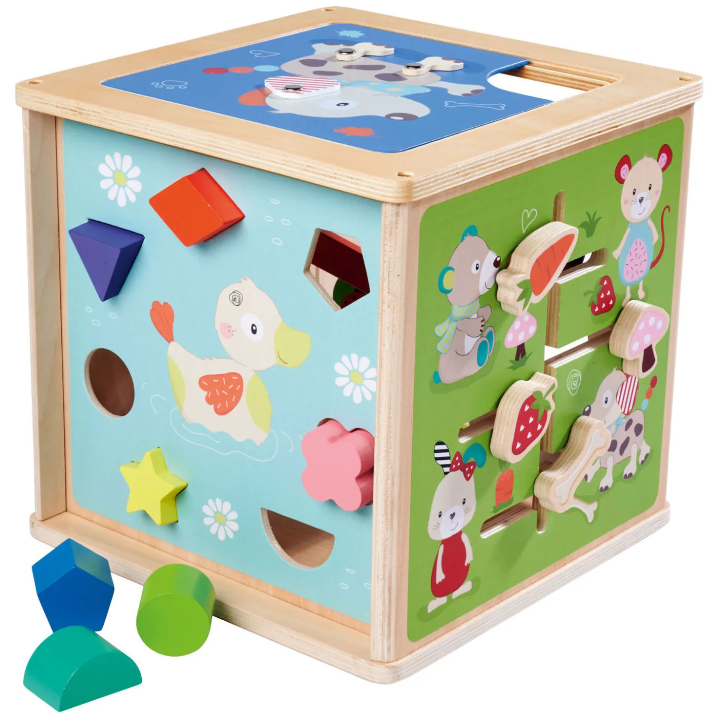 Eichhorn Houten Activiteitenbox met Vormen