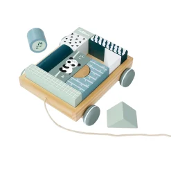 Eichhorn Houten Blokkenwagen Panda