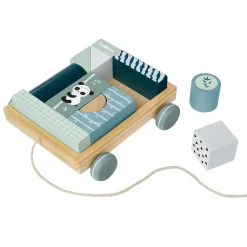 Eichhorn Houten Blokkenwagen Panda