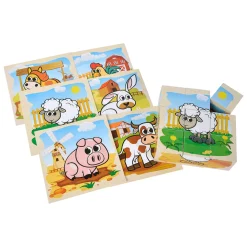 Eichhorn Houten Blokpuzzel Boerderij