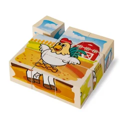 Eichhorn Houten Blokpuzzel Boerderij