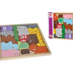 Eichhorn Houten Dieren Vormen in Houten Box, 14dlg.