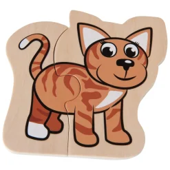 Eichhorn Houten Dierenpuzzel, 16st.