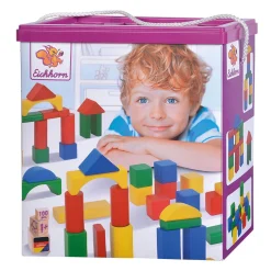 Eichhorn Houten Gekleurde Blokken, 100dlg.