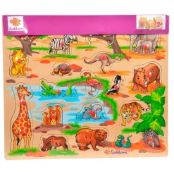 Eichhorn Houten Mega Noppenpuzzel