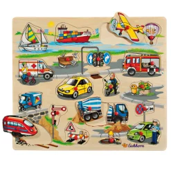 Eichhorn Houten Mega Noppenpuzzel