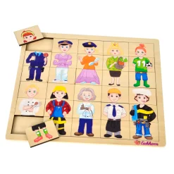 Eichhorn Houten Puzzel - Beroepen, 30st.