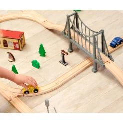 Eichhorn Treinbaan met Brug Speelset, 55dlg.