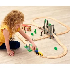 Eichhorn Treinbaan met Brug Speelset, 55dlg.