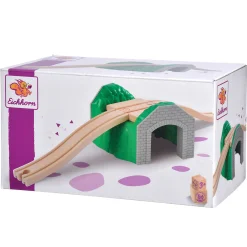 Eichhorn Treinrails met Tunnel, 5dlg.