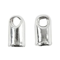 Eindkap Verzilverd, 10st.