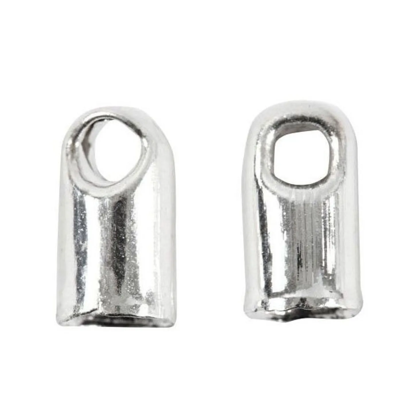 Eindkap Verzilverd, 10st.