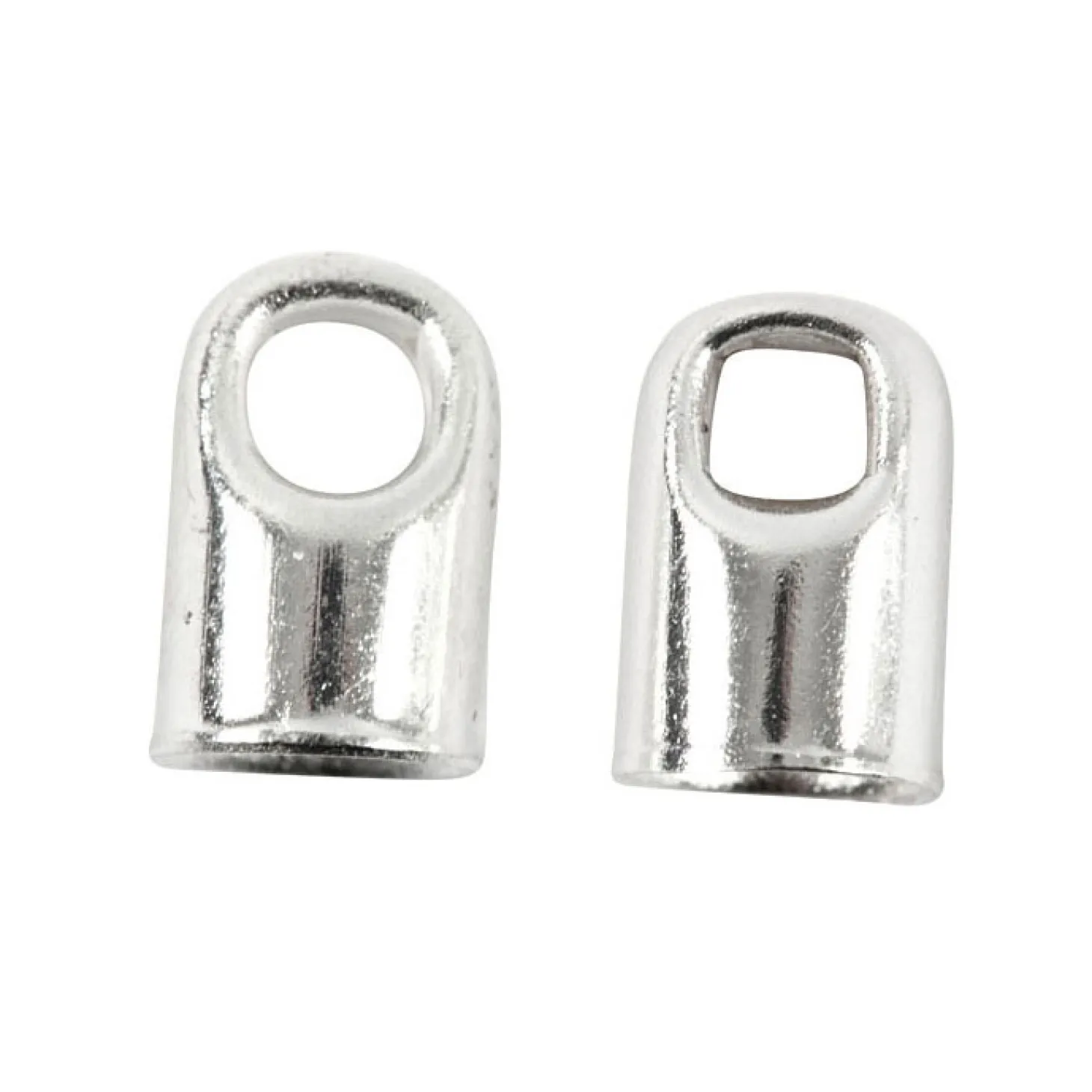 Eindkap Verzilverd, 8st.