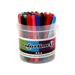 Emmer met 42 Jumbo Stiften, 12 Kleuren