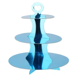 Etagere Karton 3 Laags Blauw