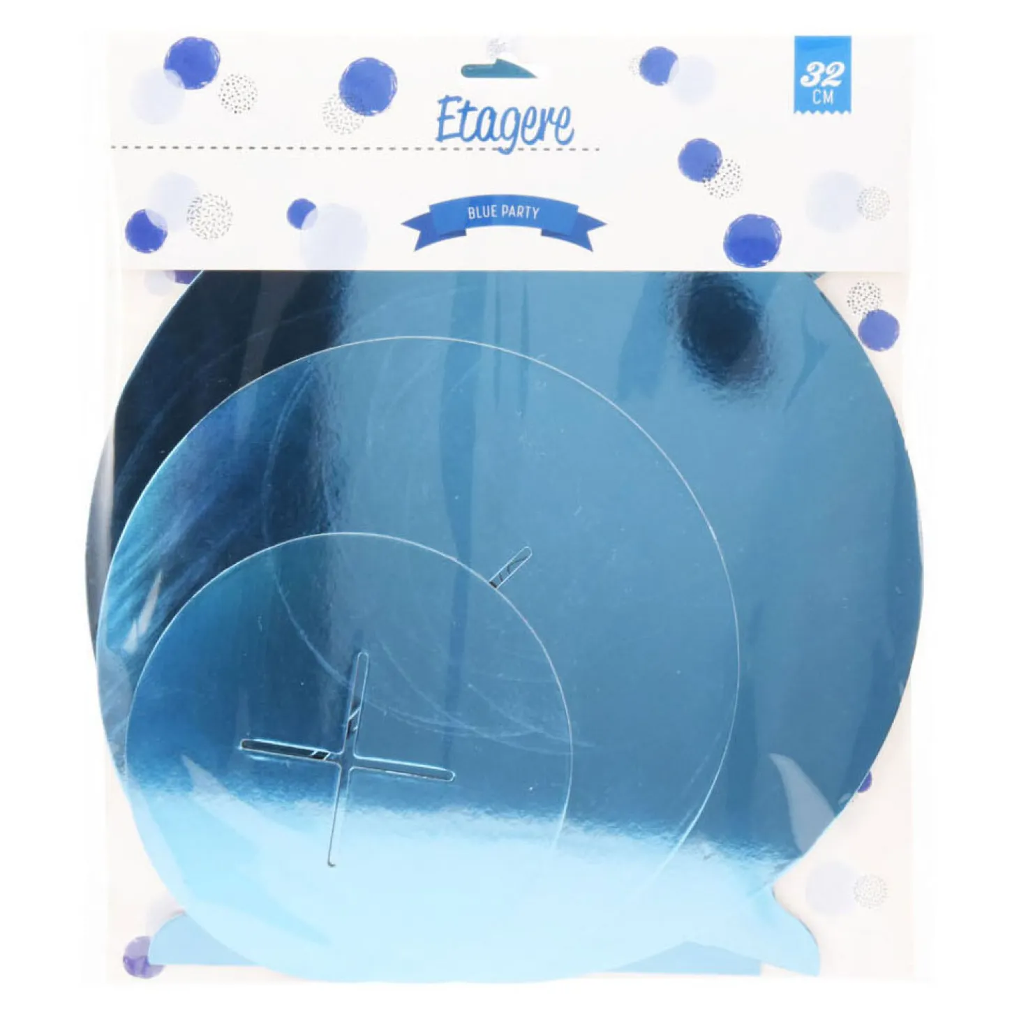 Etagere Karton 3 Laags Blauw