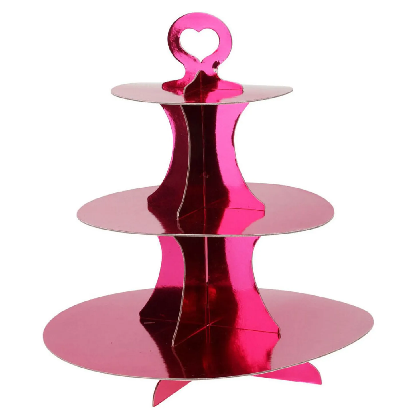 Etagere Karton 3 Laags Roze