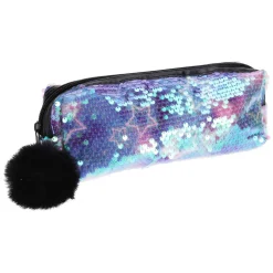 Etui met Pailletten en Pompom