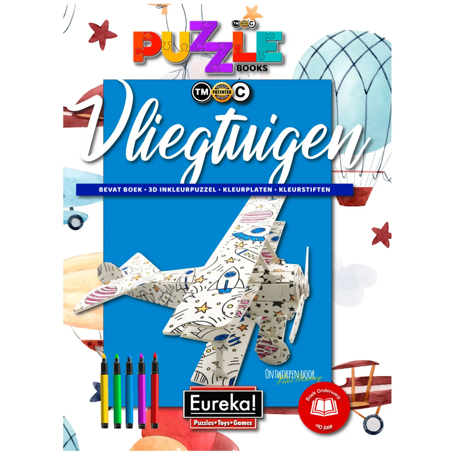 Eureka 3D Puzzel Books - Vliegtuigen