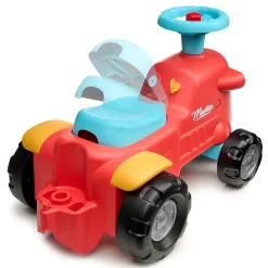 FALK Looptractor Maurice met Trailer Rood