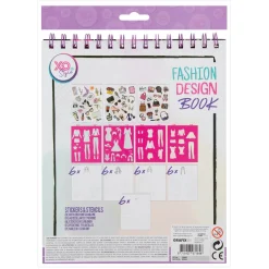 Fashion Design Stickerboek + Stencils