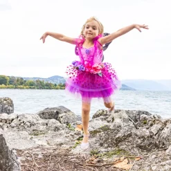 Feeënjurk met Bloemen Deluxe, 5-6jr.