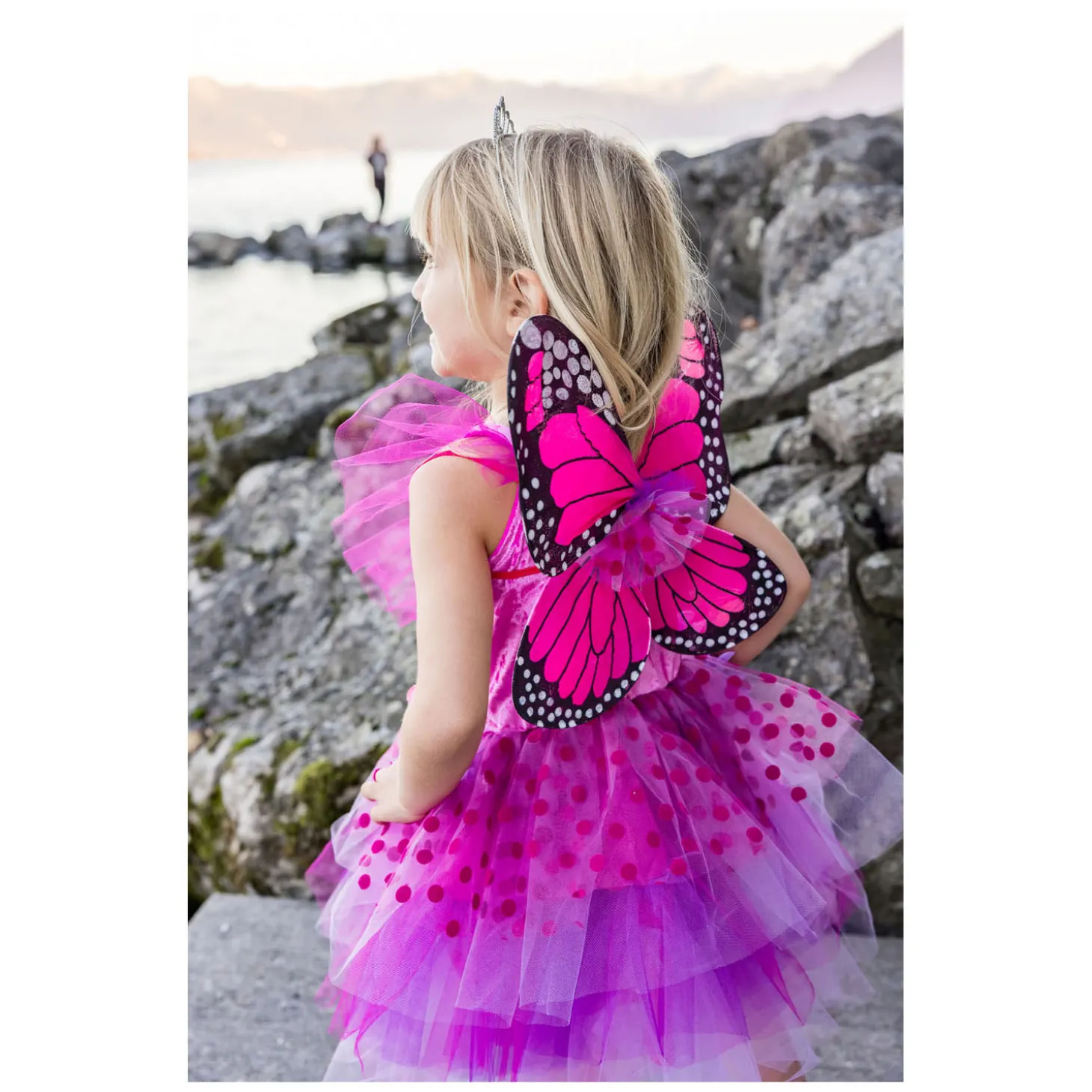 Feeënjurk met Bloemen Deluxe, 5-6jr.