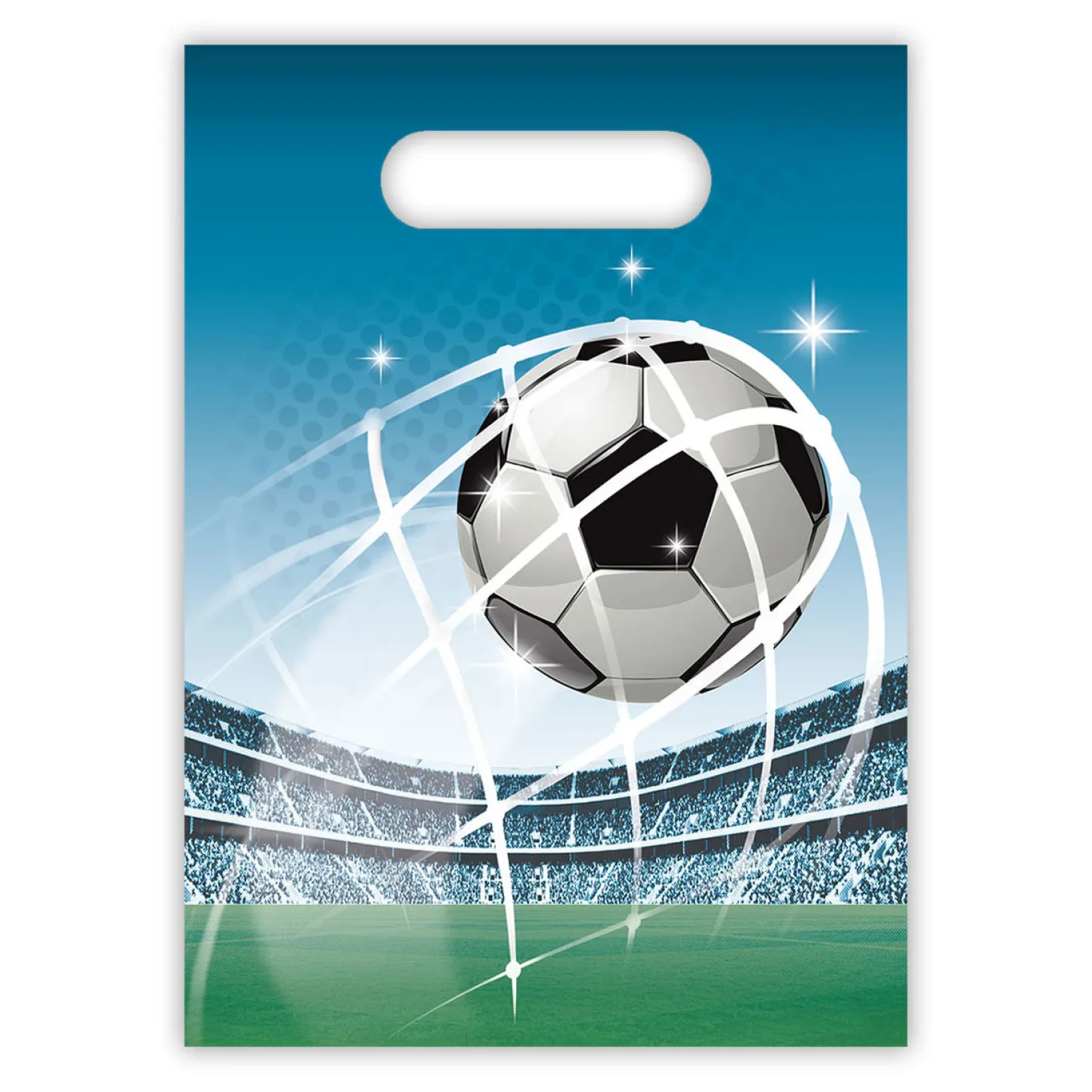 Feestzakjes Voetbal Fans, 6st.