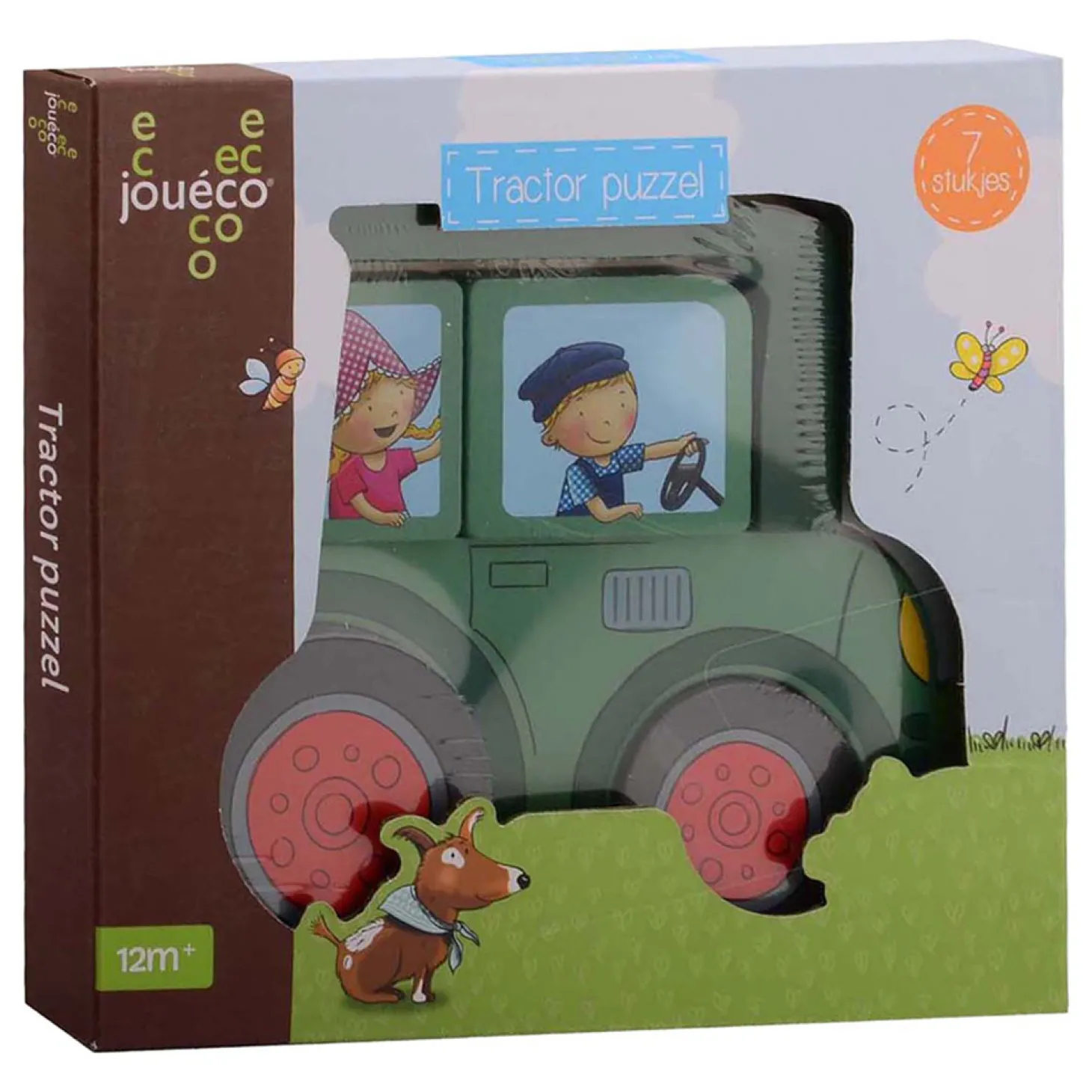 Fien & Teun Houten Tractor Puzzel