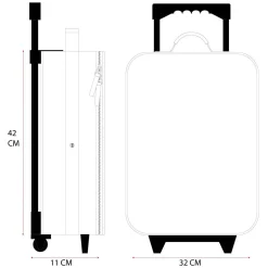 Fien en Teun Trolley Koffer Dierenvriendjes
