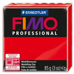 Fimo Professional Boetseerklei Rood, 85 gram