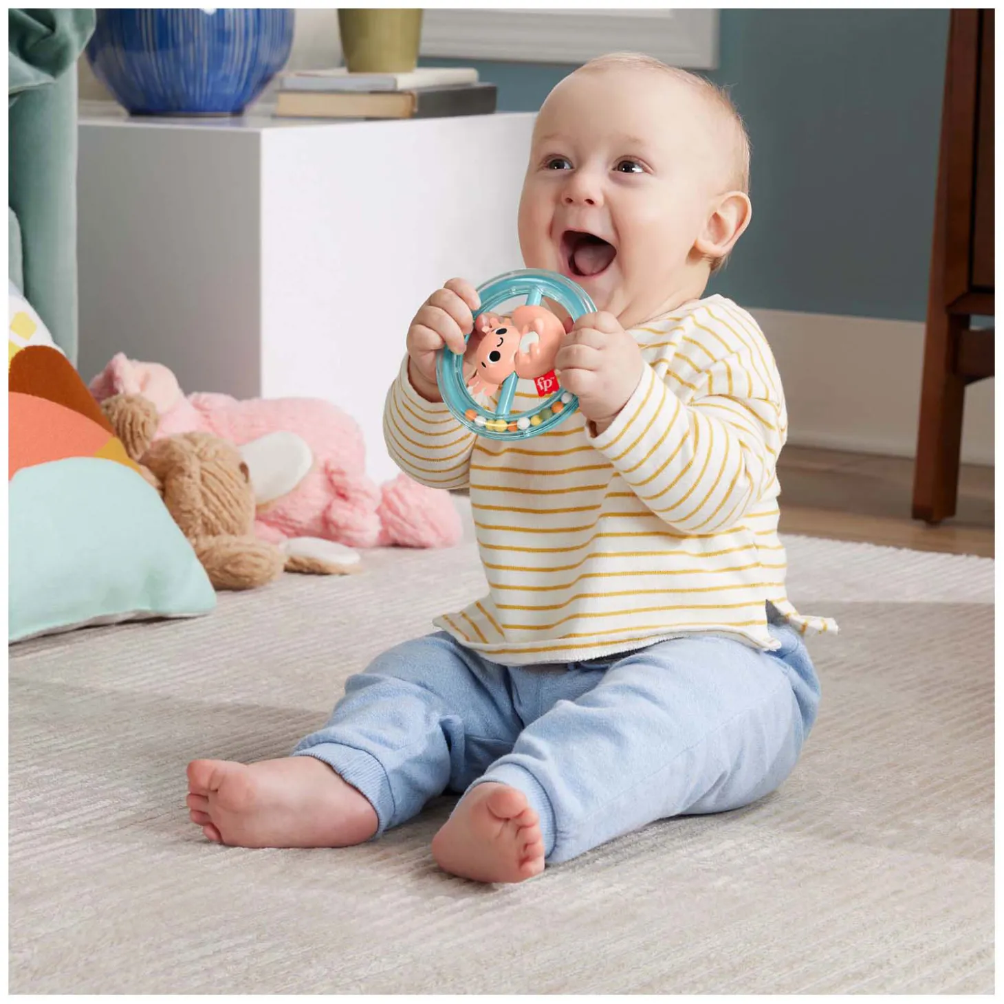 Fisher Price Bijt Rammelaar Axeloth