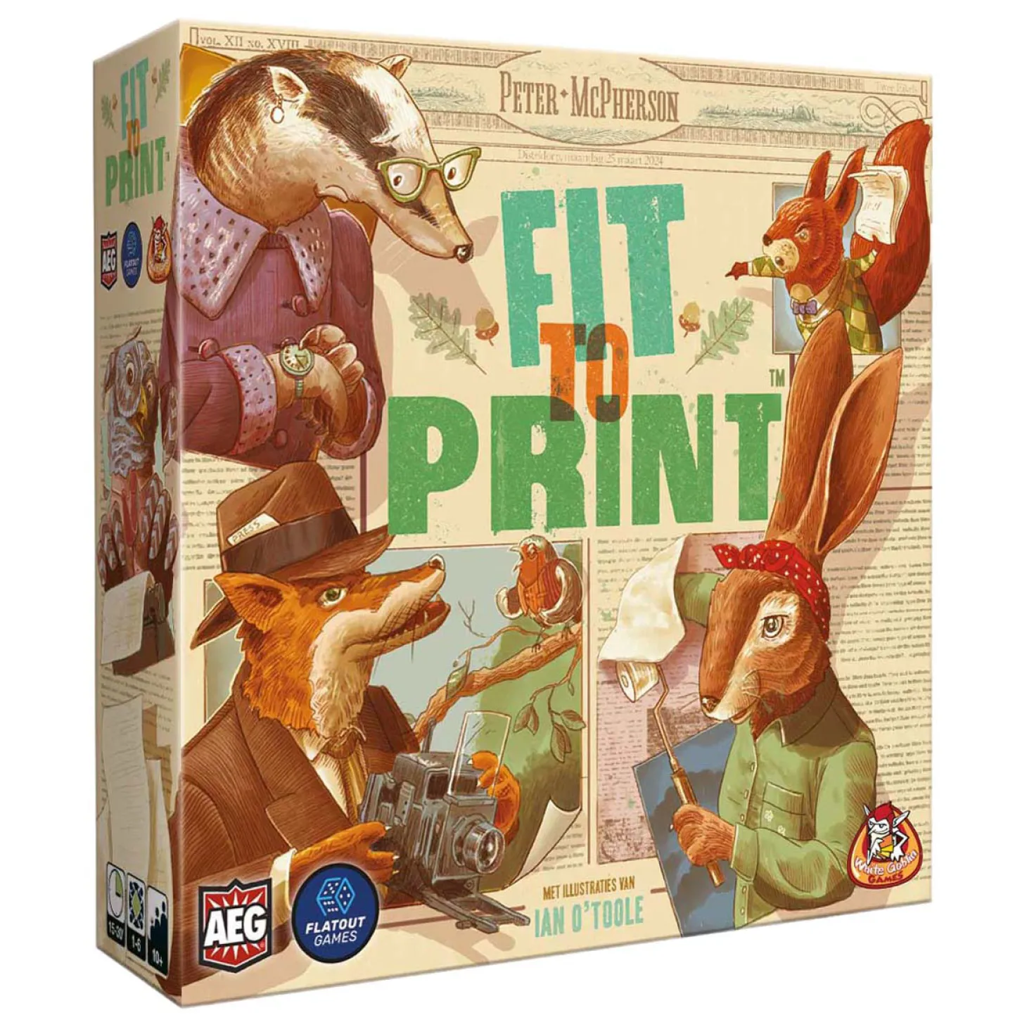 Fit to Print - Bordspel