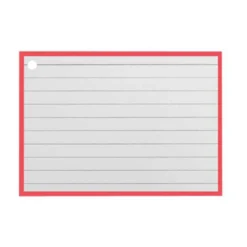 Flashcards A7 Rood incl. clipring 50 Vellen